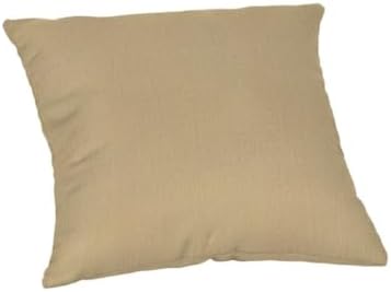 TRP Reversible Square Throw Pillow 18x18 Heather Beige