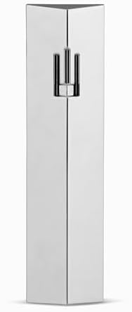 Silver Plated Small Prism Mezuzah Ornament