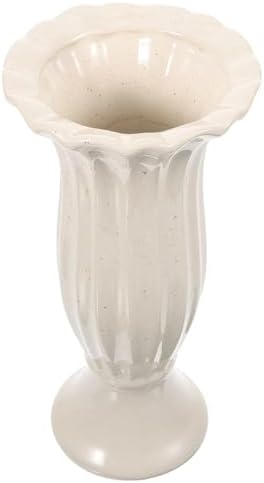 Yardwe Classic Round Ceramic Urn Planter for Garden Graveside
