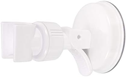 Uxcell Adjustable Suction Shower Head Holder 105mm White