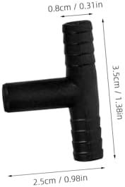 UPKOCH 10pcs T-Shaped Hose Connectors for Desk Fountains and Waterfall Accessories