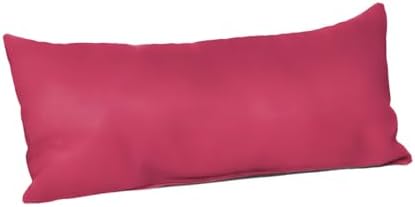 Fuchsia Hot Pink Rectangle Lumbar Throw Pillow