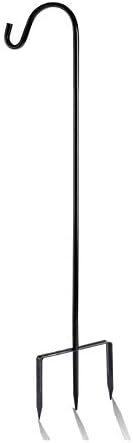 EXCMARK 32 Inch Heavy Duty Shepherd Hook Black