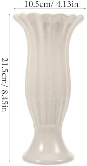 Yardwe Classic Round Ceramic Urn Planter for Garden Graveside