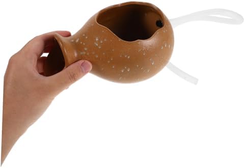 Mini Ceramic Jar Water Fountain for Garden and Fish Tank Decor