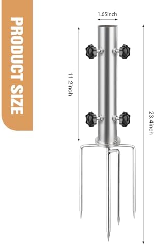 Detachable Heavy Duty Stainless Steel Umbrella Stand