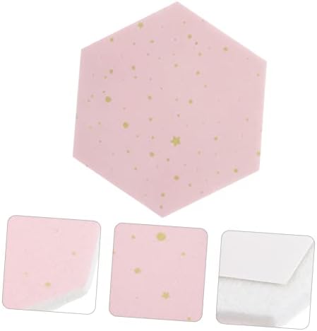 STOBOK 2pcs Hexagon Felt Board Memo Wall Decor