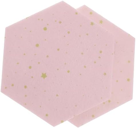 STOBOK 2pcs Hexagon Felt Board Memo Wall Decor