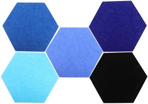 5pcs Felt Bulletin Board Wall Sticker for Office Decoration