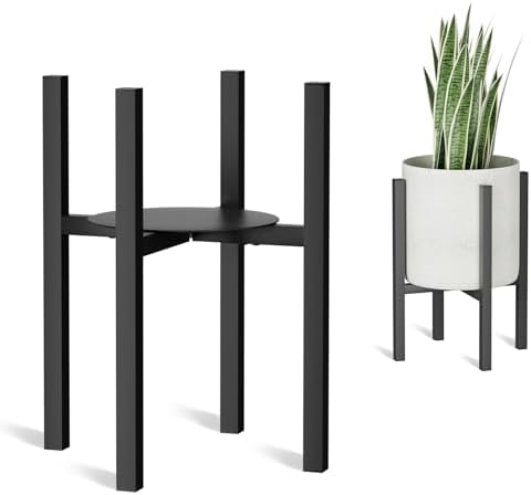 Adjustable Metal Plant Stand for Indoor Outdoor Use