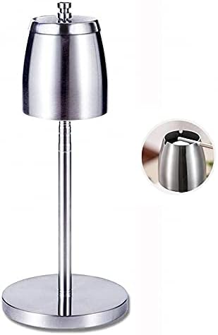 ROIMOE Adjustable Floor Standing Ashtray with Lid