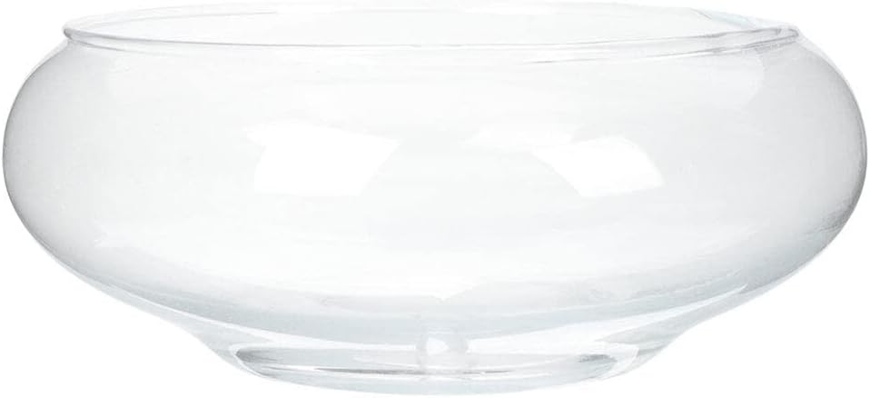 Alipis Round Glass Fish Bowl - 787 x 98 Decorative Terrarium Vase for Succulents Air Plants and Candles