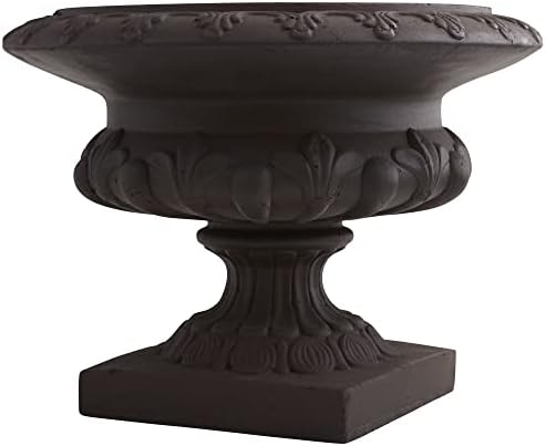 Nearly Natural 125in H Iron Finish Decorative Urn