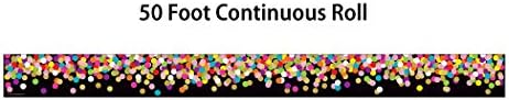 Colorful Confetti Border Trim 50ft Classroom Decor