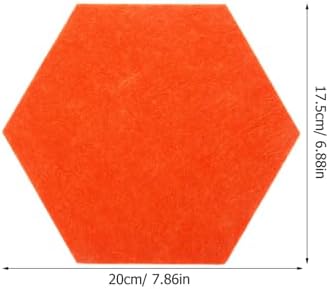 12pcs Felt Bulletin Boards Soundproofing Mats for Classroom Home Use