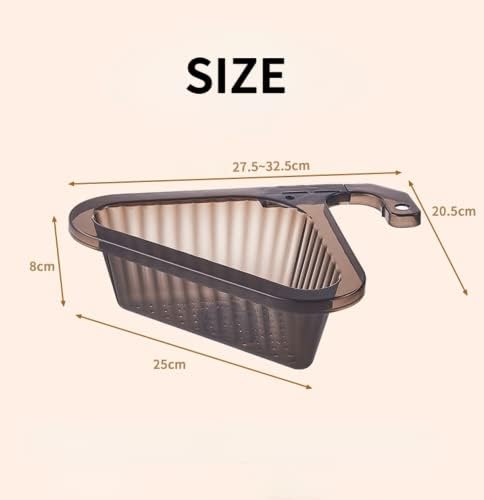 2Pcs Swan Shape Corner Sink Strainer Basket with Hanging Design
