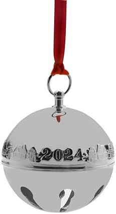 Wallace 2024 Silver Plated Sleigh Bell Ornament 54th Edition 1