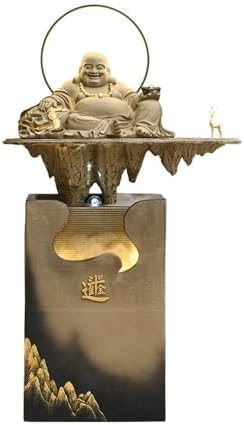 Yellow Resin Cascade Water Fountain for Outdoor and Garden