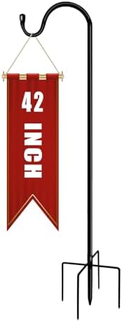 GATSUNS 42 Inch Adjustable Shepherds Hook for Outdoor Decor