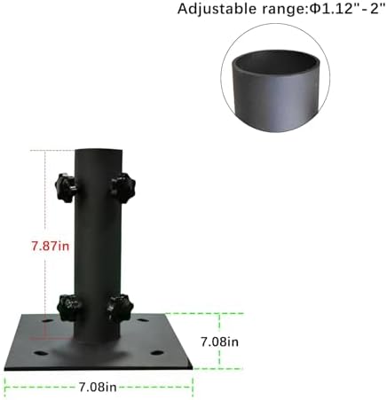 Sturdy Heavy Duty Umbrella Stand for Poles