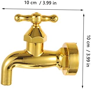 Totority Floating Water Tap Fountain Decor Outdoor Garden