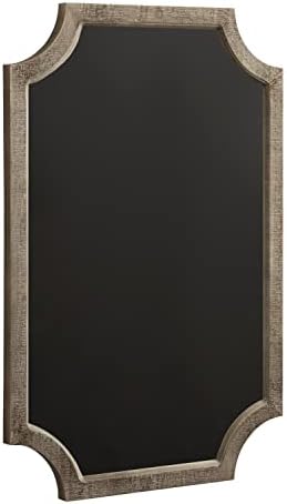 Hogan Framed Scalloped Magnetic Chalkboard Wall Decor