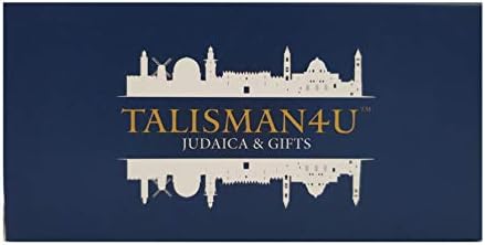 Set of 2 Brass Messianic Seal Mezuzah Case with Scroll