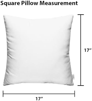 RSH Decor Square Throw Pillows Set of 4 17x17 1