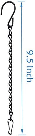 Yingfeng 10 Pack 95 Inch Black Hanging Chains for Planters and Decor