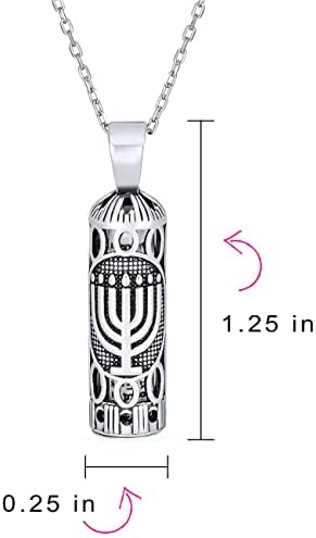 Bling Jewelry Hanukkah Magen Judaic Hamsa Hand Pendant