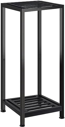 Heavy Duty Wrought Iron Plant Stand for Indoor Outdoor Use