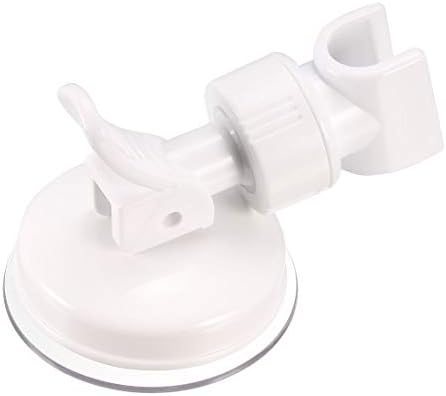 Uxcell Adjustable Suction Shower Head Holder 105mm White