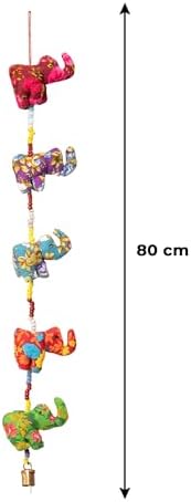 Traditional Handmade Colorful Elephant Door Hanging Decor