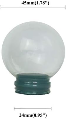 Youda Home Decoration DIY Glass Snow Globe Kit D45mm - Water Globe Accessories