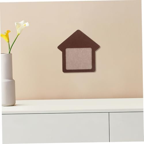 Cabilock Light Brown Framed Bulletin Board for Home Office and School