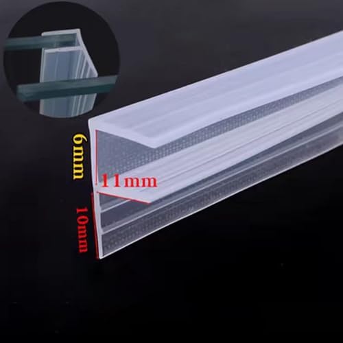 Frameless Shower Door Silicone Seal Strip 6mm 14 F Type