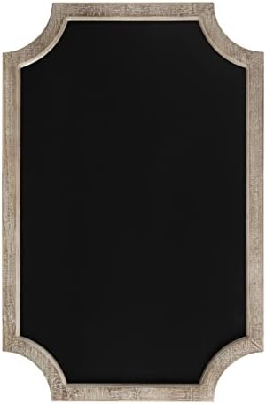 Hogan Framed Scalloped Magnetic Chalkboard Wall Decor