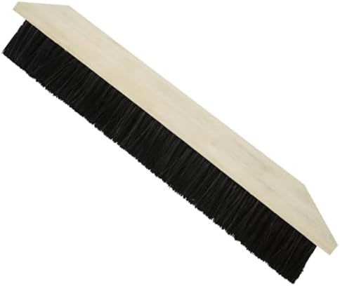 Large Polypropylene Paint Brush with Double Rows Black