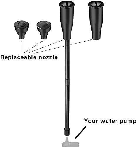 Hottche Water Fountain Nozzle Set 8 Pcs Size S