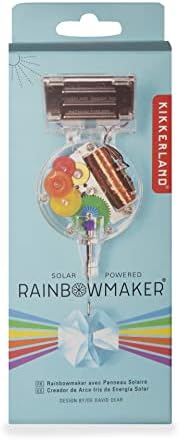 Kikkerland Solar Powered Rainbow Maker - Single Crystal Suncatcher
