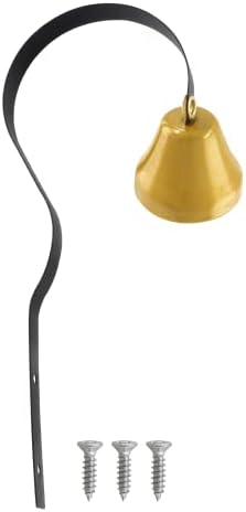 BokWin Shopkeepers Bell for Door Opening Black Ring Doorbell 16 Inch