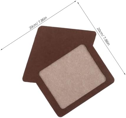 Cabilock Light Brown Framed Bulletin Board for Home Office and School