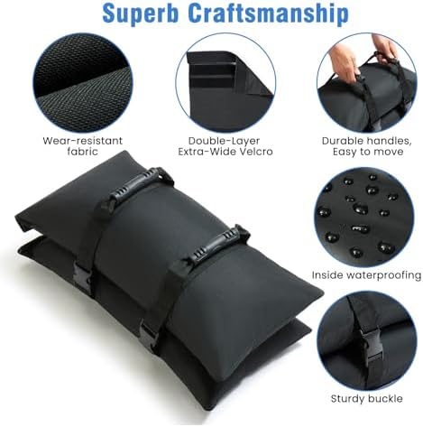 Malomke 50LBS Sand Bags for Weight Hold Down Umbrella Base Patio Furniture