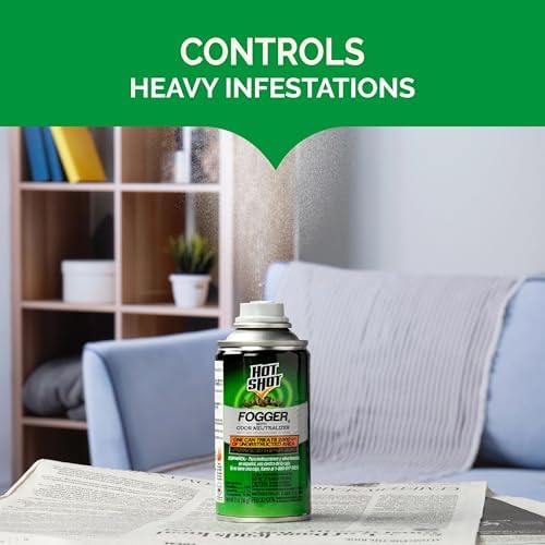 Hot Shot Indoor Fogger With Odor Neutralizer 2 Ounce 3 Count