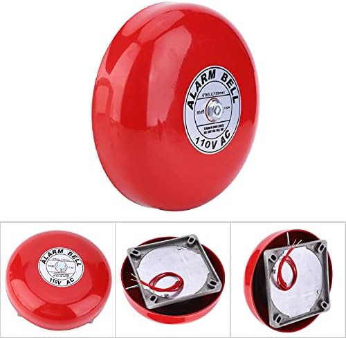 Electric Round Alarm Bell with Solid Aluminum Base