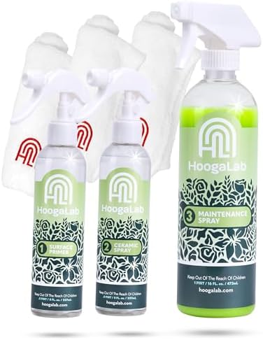 HoogaLab Home Ceramic Coating Kit - Protect Surfaces Keep Them Shiny