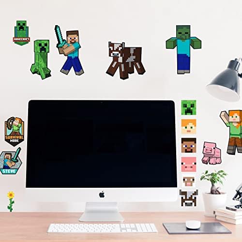 RoomMates RMK5366SCS Minecraft Characters Wall Decals