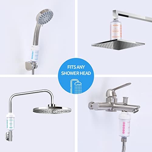 HubiCare Shower Infuser Vitamin C Filter for Hard Water