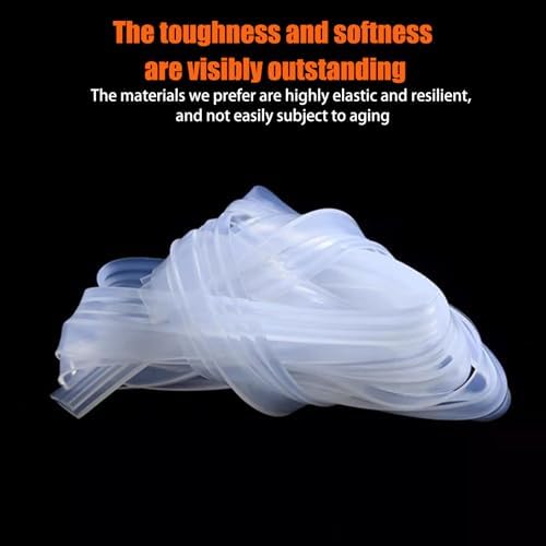 Frameless Shower Door Silicone Seal Strip 6mm 14 F Type