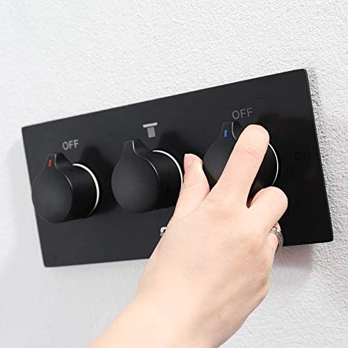 Rainfall Shower Head Set Wall Mounted Diverter Mixer Handheld Bathroom Fixtures
